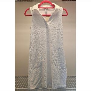 Tommy Bahama Beach Terry Collar Dress - White - XXS - BRAND NEW WITH TAGS